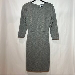 Old Navy Womens 3/4 Sleeve Mini Dress in Heather Grey Size XS